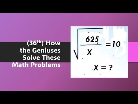 36_Math Problem: The Geniuses Vs. The Students