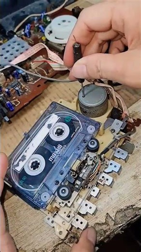 test my old tape recorder video🤔📼
