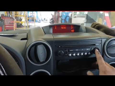 peugeot partner tyre pressure reset 2016