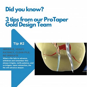 Did you know? “ProTaper is the file system that allows you to increase the terminal diameter and apical 1/3 taper without overpreparing the body of the same canal.” - The ProTaper Gold Design Team Here are 3 tips from our ProTaper Gold Design Team! Find out more today and contact us at Malaysia-info@dentsplysirona.com now! #Endodontics #ProTaperGold | Dentsply Sirona | Facebook