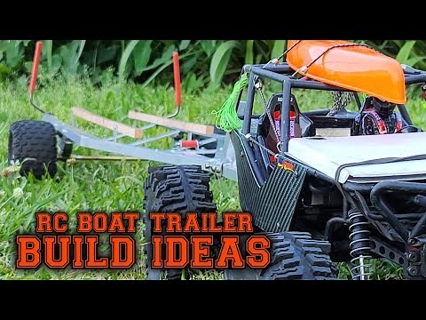 RC Boat Trailer - Full Custom RC Trailer Build