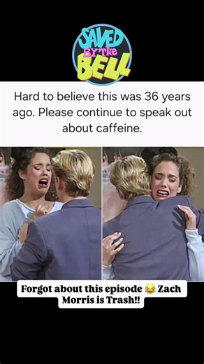 This Scene Was SO Dramatic 😭 #SavedByTheBell #90sTV #Throwback #ZackMorrisIsTrash #Retro #90s #lol
