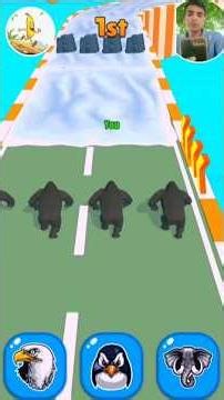 bhalu🦍 Vs Elephant 🐘 DK crazy game 🎮 #shorts #gaming #viralshort
