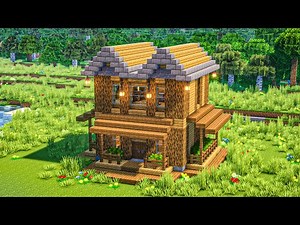 Minecraft: How To Build DUO Easy House / Tutorial