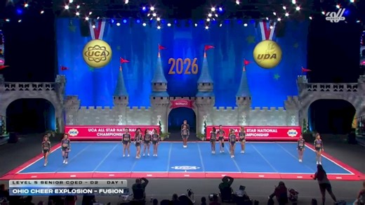Ohio Cheer Explosion - Fusion [2026 L5 Senior Coed - D2 Day 1] 2026 UCA & UDA All Star Nationals