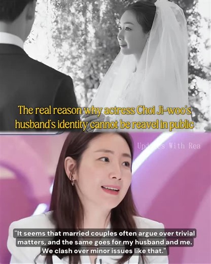Updates With Rea on Instagram: "The real reason why actress Choi Ji-woo's husband's identity cannot be reavel in public 😱😔 Choi Ji Woo’s agency has responded to reports on her husband, who she got married to in March 2018. Later in July 2018, Dispatch reported that her husband was born in 1984 and is a businessman who runs a lifestyle mobile application. The reports also said that he changed his name after meeting her about three years ago. In response, YG Entertainment revealed an official pr