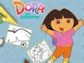 Game Dora the Explorer the Coloring Book online. Play for free