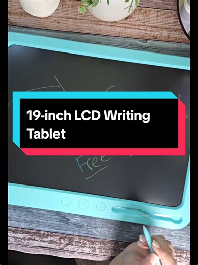 This 19-inch LCD writing tablet is the screen-free activity parents are obsessed with right now 👀 Perfect for drawing, learning, and quiet time without paper mess or iPads — grab it while it’s still on sale. #tiktokmademebuyit #kidslearningtoys #screenfreeplay #tiktokshopcreatorpicks