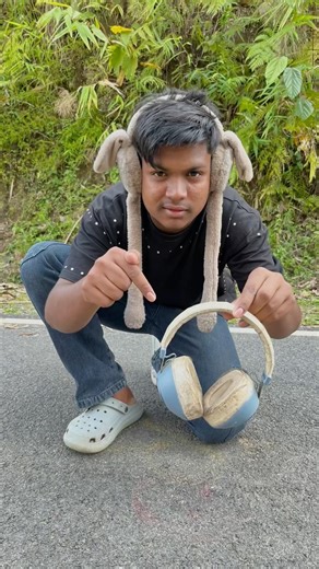 New Earmuffs Vs Real Headphone Unboxing And Testing 🤪#shorts