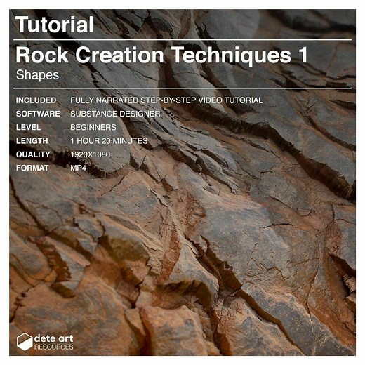 Tutorial | Substance Designer | Rock Creation Techniques 1: Shapes, Daniel Thiger