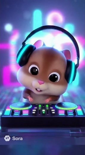 AI Hamster DJ Spins the Cutest Beat Ever 🎧
