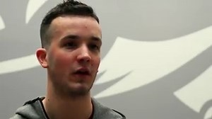 13K views · 110 reactions | The Saint Joseph's University Hawk never stops flapping. Not for timeouts, injuries, photos, or exhaustion. “People have asked, ‘How do you keep it going?’ and, at first, you’re just more afraid to stop flapping than anything. That keeps it going, it motivates you in a way,” said Domenic Godshall, the man behind the beak. | Philadelphia Inquirer | Facebook