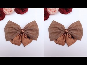 The Easiest Butterfly Hair Bow Making Tutorial | How to Make A Simple Butterfly Hair Bow at Home