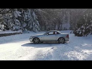 Mercedes SLK 200 Kompressor Drift From Borovets