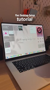 angelica georges on Instagram: "You guys gotta do this ASAP! #desktop #machacks #widgets #mac"