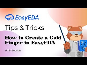 Quick Tips [PCB 63]: How to Create a Gold Finger in EasyEDA