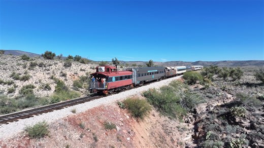 Our caboose is a passenger favorite. Nicknamed the "Crummy" or the "Head Shed," this small car bringing up the rear was built in 1929, and is where the conductor monitored the entire train ahead or situations happening behind. It is an original part of the ATSF acquisition of the United Verde Copper Company rail line that became Verde Canyon Railroad in 1990. Since 2005, Verde Canyon Railroad's luxurious caboose has been in high demand as a rare and extra special vantage point for viewing the Ar