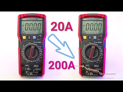 Upgrade your Multimeter! How to measure 200A High Current using 20A Basic Multimeter & DIY Shunt