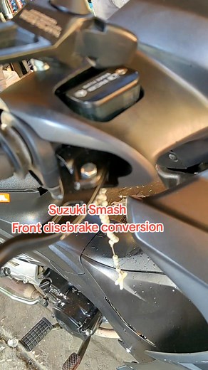 Suzuki Smash Front discbrake conversion #DHIBMOTORSHOP #highlight #everyone #followers | McDhib MotoVlog