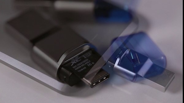 Kingston Digital FCR-ML3C MobileLite Duo 3C, USB 3.1 + Type C, Microsd Card Reader, microSDHC/microSDXC