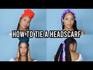 ➟ HOW TO TIE A HEADWRAP WITH HAIR OUT! ❃ 6 EASY STYLES FOR BEGINNERS