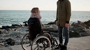 Husband Cheering His Disabled Wife Wheelchair Stock Footage Video (100% Royalty-free) 1036253054 | Shutterstock