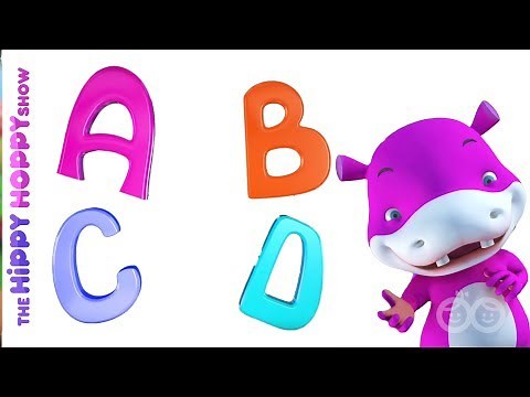 ABC Song - Nursery Rhymes For Kids And Children With Lyrics | Baby Songs | Hippy Hoppy Show