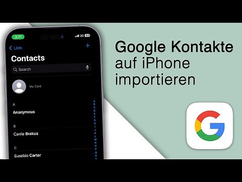 Kontakte von Android auf iPhone übertragen | Google Kontakte auf iPhone!
