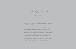 Little fluffy Animals (AI tutorial) - Maria Grønlund