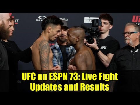 UFC on ESPN 73: Live Fight Updates and Results