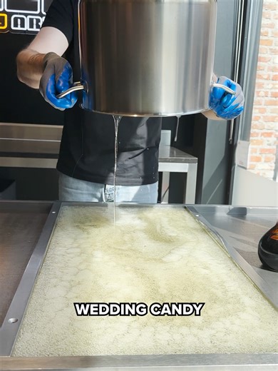 We Made Luscious Gold Wedding Candy with Extra Lollipops... | Rocks & Rolls Candy