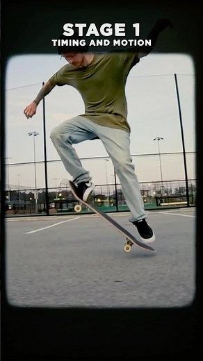 Master the Ollie: 4 Stages of jumping on a Skateboard! 🛹 #ollie #skateboarding