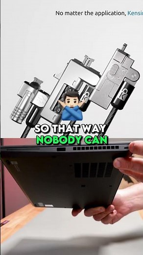 THIS LOCKING DEVICE IS AMAZING 🤯 #lenovo #thinkpad #laptop #security #device #lock