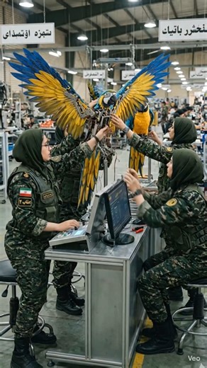 Irani scientiston ne bana Dale robotics parrot #viral #shortvideo #sorts #shortsfeed #viralshorts