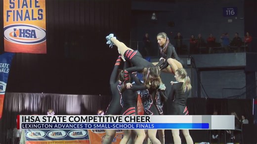 IHSA competitive cheer state prelims