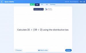 Calculate 31 \times (10   2) using the distributive law.... | Filo