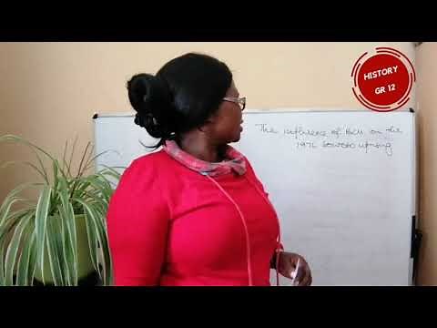 Lesson 4- The influence of BCM on the 1976 Soweto uprising