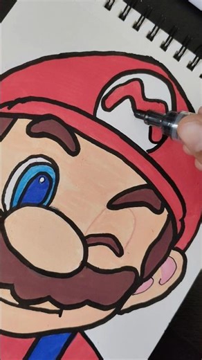 Drawing Mario From The Movie ‘Super Mario Bros’#art #drawing #shorts #mario #tranding