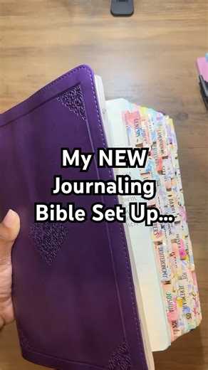 MY NEW BIBLE SET UP | ESV Journaling Bible Large Print #bibleshorts #biblejournaling #christianlife
