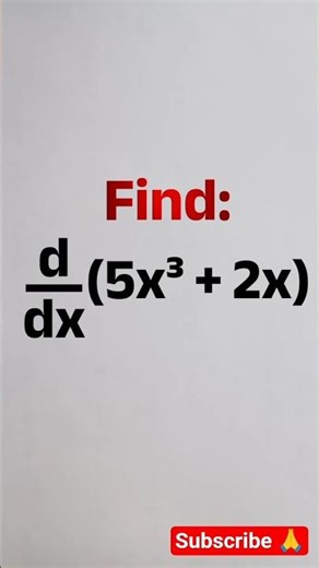 Differential Calculus Solved in Seconds! #maths #mathshorts #calculus #differentiation #mathstricks