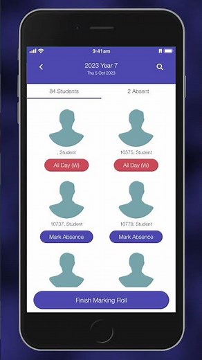 Sentral Mobile Roll Marking Updates