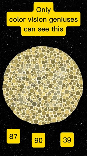 Only color-vision geniuses can spot it. 🔍🎨Can you?