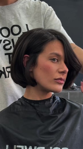 THE Bob 🤌🏻 #bobhaircut #haircut #bobhairstyle #cutthebob #fyp