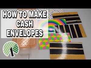 DIY CASH ENVELOPES | HOW TO LAMINATE ON A BUDGET | DOLLAR TREE ITEMS