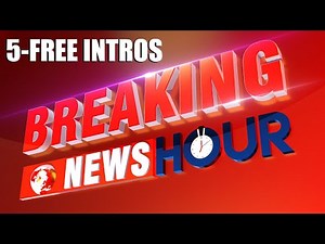 Top 5 Broadcast Breaking News Opening Intros | High Quality 3D Animations
