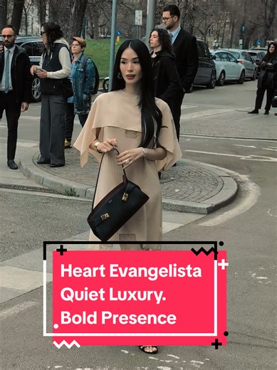 Heart Evangelista's Bold Presence at Milan Fashion Week