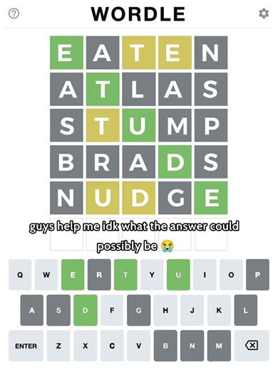 help me figure out this tough wordle problem 😭 |@NobleFunsOfficial| #wordle #memes #lowiq |