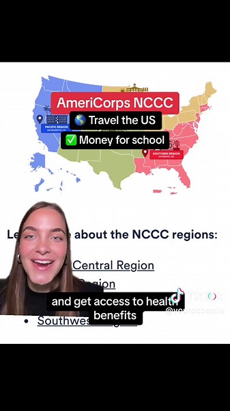 ad ✈️ Travel through service with AmeriCorps NCCC! COMMITMENT AmeriCorps NCCC is a 10-11 month program for people ages 18-26 where you get to travel the US and serve on the frontlines of US challenges such as climate change, healthcare, housing, among others. BENEFITS - Healthcare - Money for School - Community of Peers - And much more 🙂 Learn how you can make a difference with AmeriCorps NCCC at AmeriCorps.gov/NCCC #ad #ChooseAmeriCorpsNCCC