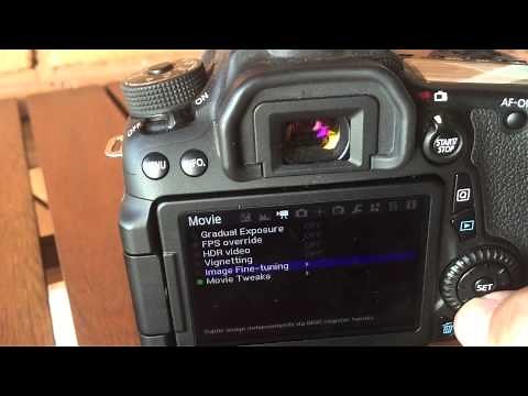 Canon 70D instalação e utilização do magic lantern RAW