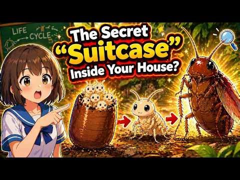 The Secret "Suitcase" Inside Your House? 🪳🧳 Life Cycle Explained!